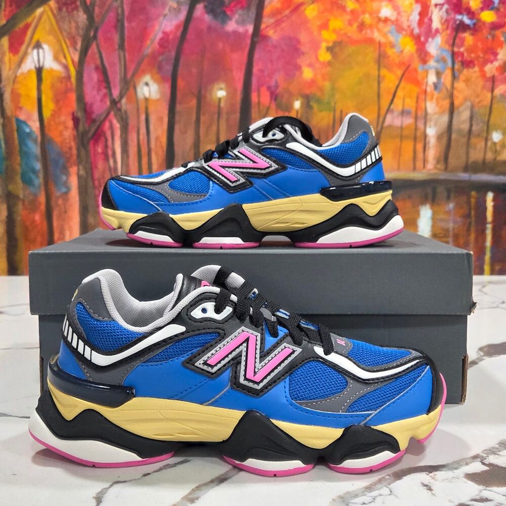 New Balance 9060 Blue Oasis Pink Size 4.5 Men's/ 6 Women's GC9060BP